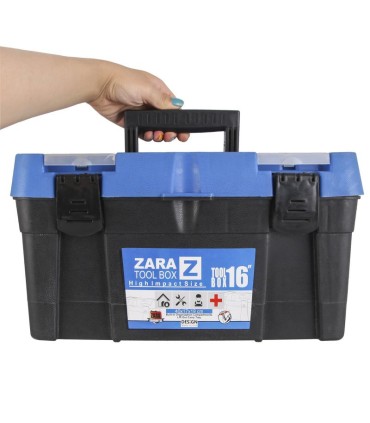جعبه ابزار پلاستیکی زارا سایز 16 اینچ
