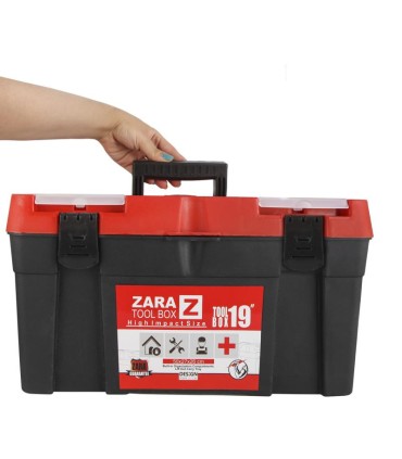 جعبه ابزار پلاستیکی زارا سایز19 اینچ